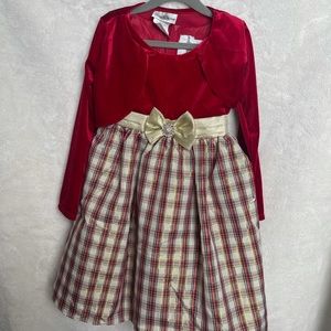 Girls Holiday dress! Like new!